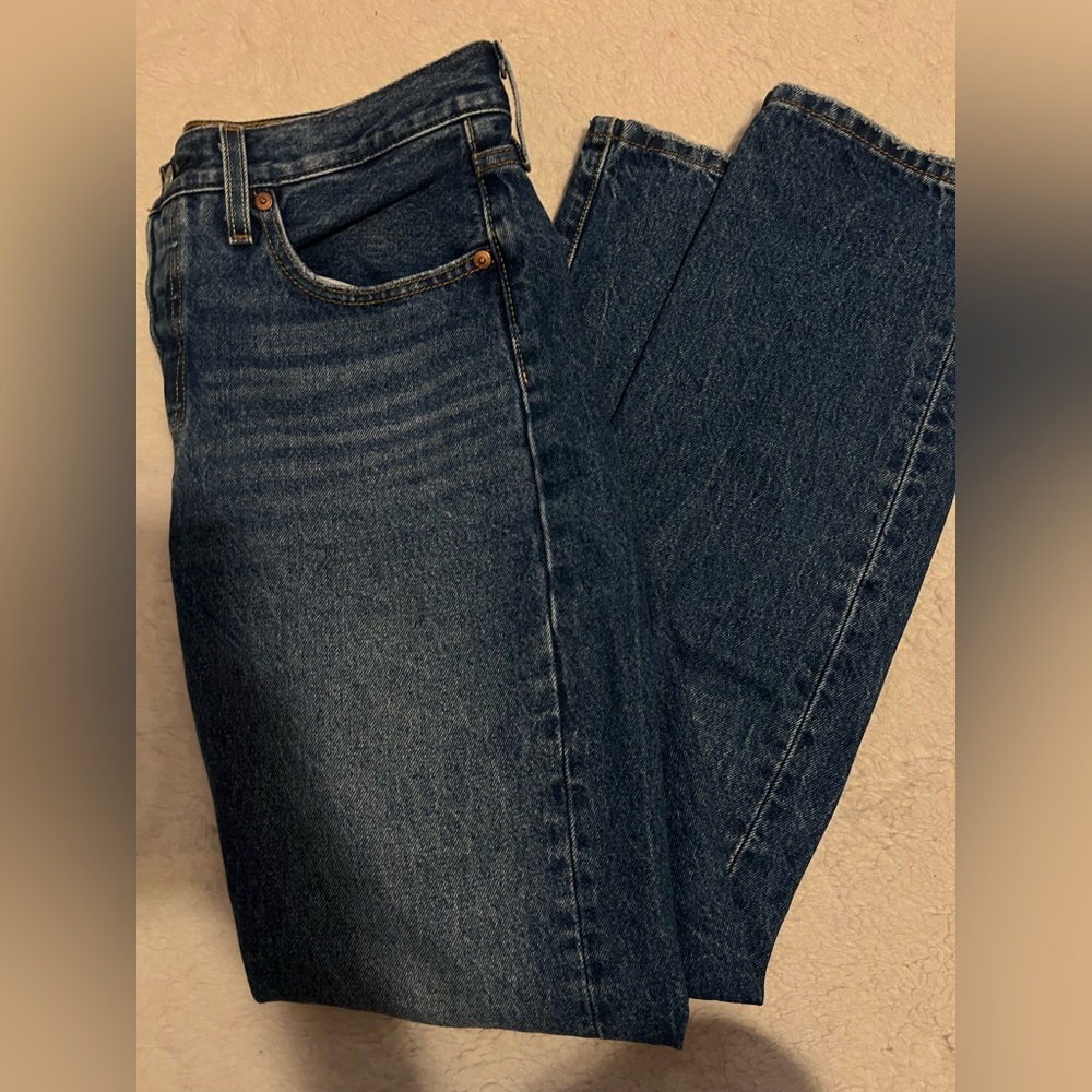 Vintage LEVI’s 501 W28 L30 100% Cotton classic blue denim